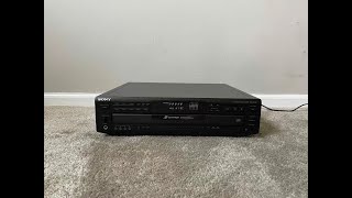 Sony CDPCE505 5 Compact Disc CD Player Changer [upl. by Ahoufe]