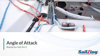 Upwind Mainsail Trim Shaping your Sail Part 1  Angle of Attack [upl. by Sldney]