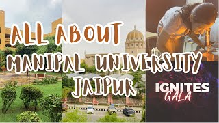 All about manipal University Jaipur admission  timings freshers party Faculty fest  placements [upl. by Ileray893]