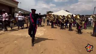 Diphala Tsa Josefa Plays quotNgibeke Lapho Uthanda Khonaquot At EzaseVaal Brass Band 2024 [upl. by Dupin]