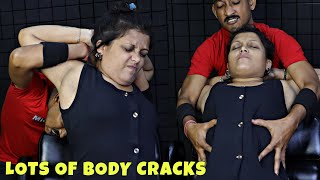 Lots of Body Cracks by Abhijit  Head Massage amp Neck Cracking  Spine Cracking  Skin Cracking ASMR [upl. by Enidanreb891]