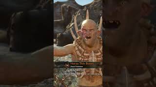 Crazy ratbag looking orc lotr shadowofwar shadowofmordor [upl. by Inahpit]