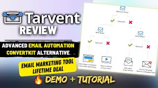 Tarvent Review Demo  Tutorial  Better Email Marketing Tool than Convertkit Aweber or Mailerlite [upl. by Onurb500]