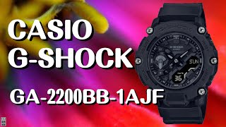 GA2200BB1AJF CASIO GSHOCK カーボンコアガード構造モデル [upl. by Tirrag]