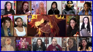 Demon Slayer Season 2 Episode 8 Girls Reaction Mashup  Entertainment District Arc Ep 1 [upl. by Ahseekat]