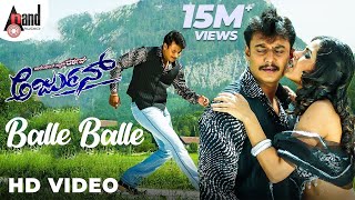 Arjun  Balle Balle  HD Video Song  Darshan  Meera Chopra  VHarikrishna  Sonu Nigam [upl. by Nednyl]