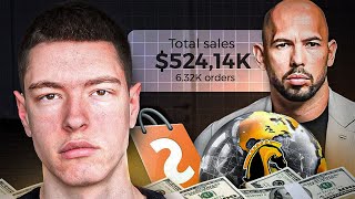 I Tried Andrew Tates Dropshipping Course Inside The Real World Realistic Results [upl. by Ynaffit]