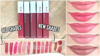 Maybelline Superstay Matte Ink Liquid Lipstick Lip Swatches Pink Edition  Best Drugstore Makeup [upl. by Heiney341]