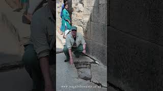 Giant Footprint in Indian Temple  Megalithomania [upl. by Batholomew]