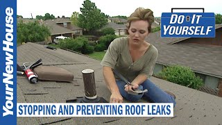 Roof Repairs  Stop and Prevent Leaky Shingles and Vents  Do It Yourself [upl. by Veriee]