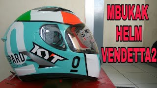 UNBOXING HELM KYT VENDETTA2 ANDREA LOCATELLI [upl. by Neelloc]