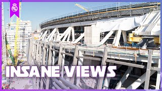 The SENSATIONAL SKYWALK at the NEW Santiago Bernabéu [upl. by Lachance]