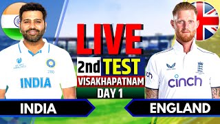 India vs England 2nd Test  India vs England Live  IND vs ENG Live Score amp Commentary Session 2 [upl. by Neddy]