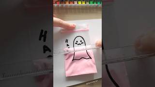 Wait✋they dont love you like I love you ✨Cute Zip Lock Bag Trick art drawing magic [upl. by Arrik605]