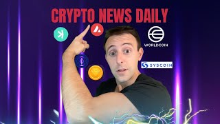 🚨CRYPTO NEWS DAILY  EP635  WLD  SYS  KAS  DOVU  HBAR  GRAPE  AVAX [upl. by Goggin939]