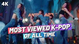 TOP 200 MOST VIEWED KPOP SONGS OF ALL TIME APRIL 2023 [upl. by Orest]