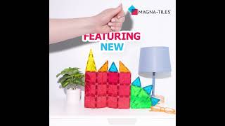 MAGNATILES®  Combo  microMAGS  46 Piece Magnetic Construction Set [upl. by Aihsetan581]