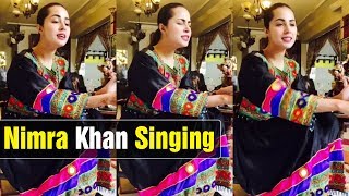 Nimra Khan Singing  Maan Di Mauj  Hadiqa Kiani  Celeb Tribe  Desi Tv  TB2 [upl. by Obara]