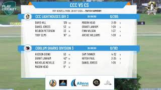 CCC Lighthouses DIV 3 v Coolum Sharks DIVISION 3 [upl. by Rosina]