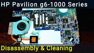 HP Pavilion g61000 Series Disassembly Fan Cleaning and Thermal Paste Replacement Guide [upl. by Ztnaj]