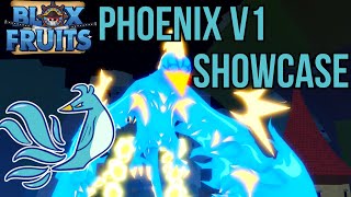 Phoenix V1 Rework Showcase  Blox Fruits [upl. by Byler543]