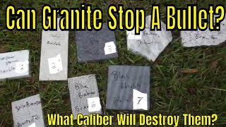 Can Granite Stop A Bullet [upl. by Benedicta611]