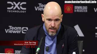 quotKeep believing and we will winquot  Erik Ten Hag on Aston Villa mufc avfc munavl [upl. by Camp]