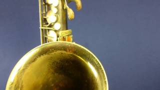 Buescher Aristocrat 1936 tenor saxophone [upl. by Bowrah]