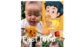 Baby good morning nashta hi nashta 🍝🥗🍱 eating time fast food [upl. by Lamaaj]