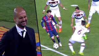 Lionel Messi DESTROYING Bayern Munich UCL 201415 English Commentary  HD 1080i [upl. by Daphene]