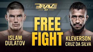 Islam Dulatov vs Kleverson Ribeiro Sampaio da Silva  FULL FIGHT  BRAVE CF 61 [upl. by Aehtorod]