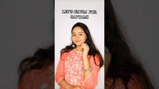 S O P T O M I LOOK  shortvideo durgapuja [upl. by Enelrihs]