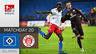 Derby win for HSV  Hamburger SV  FC St Pauli 21  Highlights  Matchday 20 – Bundesliga 2 [upl. by Anoirtac]