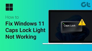 How to Fix Caps Lock Light Not Working on Windows 11  Easy Fixes [upl. by Eylloh]