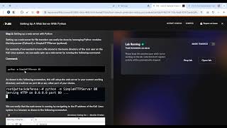11  Setting Up A Web Server With Python [upl. by Kenta]