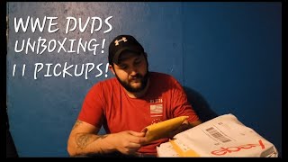 WWE DVD UNBOXING 11 PICKUPS [upl. by Bound]