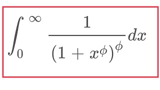 A golden integral [upl. by Eilyw]