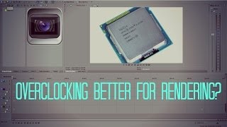 How Much Does CPU Overclocking Help In Rendering Pt 1 [upl. by Enitsenrae420]