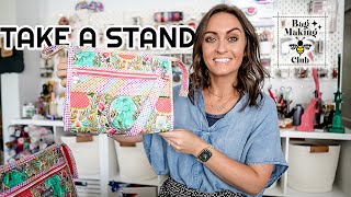 Take A Stand From By Annie  Junes Bag Making Bee Box A Beginner Friendly Crafters Crossbody Bag [upl. by Petey]