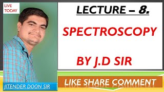 BSC FINAL SPECTROSCOPY SIGNAL TO NOISE RATIO  SNR  FOURIER TRANSFORMATION LECTURE 8 BY JD SIR [upl. by Yaral607]