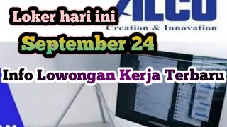 LOKER LOWONGAN KERJA KOTA BATAM HARI INI [upl. by O'Gowan]