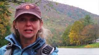 Julie Szur Fly FishingPine CreekSlate Run Fishery [upl. by Ennahgem766]