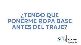 15 🔵FAQ By LebronEMS ¿Debo llevar ropa debajo de las prendas de electroestimulación para entrenar [upl. by Aitnauq]