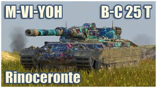 Rinoceronte MVIYoh amp BC 25 t • WoT Blitz Gameplay [upl. by Adnolaj]