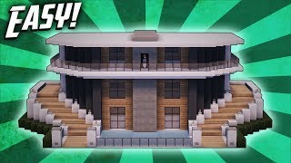 Minecraft How To Build A Modern Mansion House Tutorial 23 [upl. by Talley586]