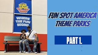 Hanging out at Fun Spot America Theme Parks PT1 funspotamerica amusementpark themeparks [upl. by Asemaj]