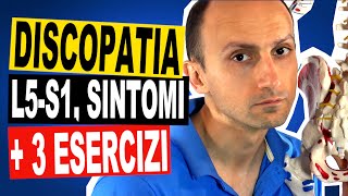 Discopatia L5S1 i Sintomi e 3 Esercizi Efficaci Che ho Testato [upl. by Gintz453]