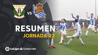 Resumen de CD Leganés vs Real Sociedad 21 [upl. by Firmin386]