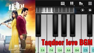 Hello Theme Music  Taqdeer  Tiktok  Easy Piano Tutorial  Perfect Piano [upl. by Nosreffej]