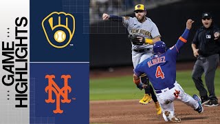 Brewers vs Mets Game Highlights 62823  MLB Highlights [upl. by Trammel]